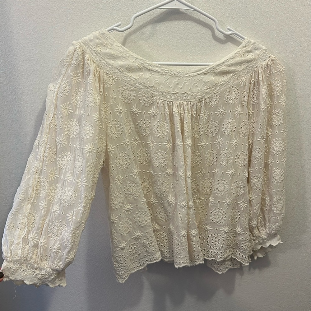 Love Shack Fancy white top